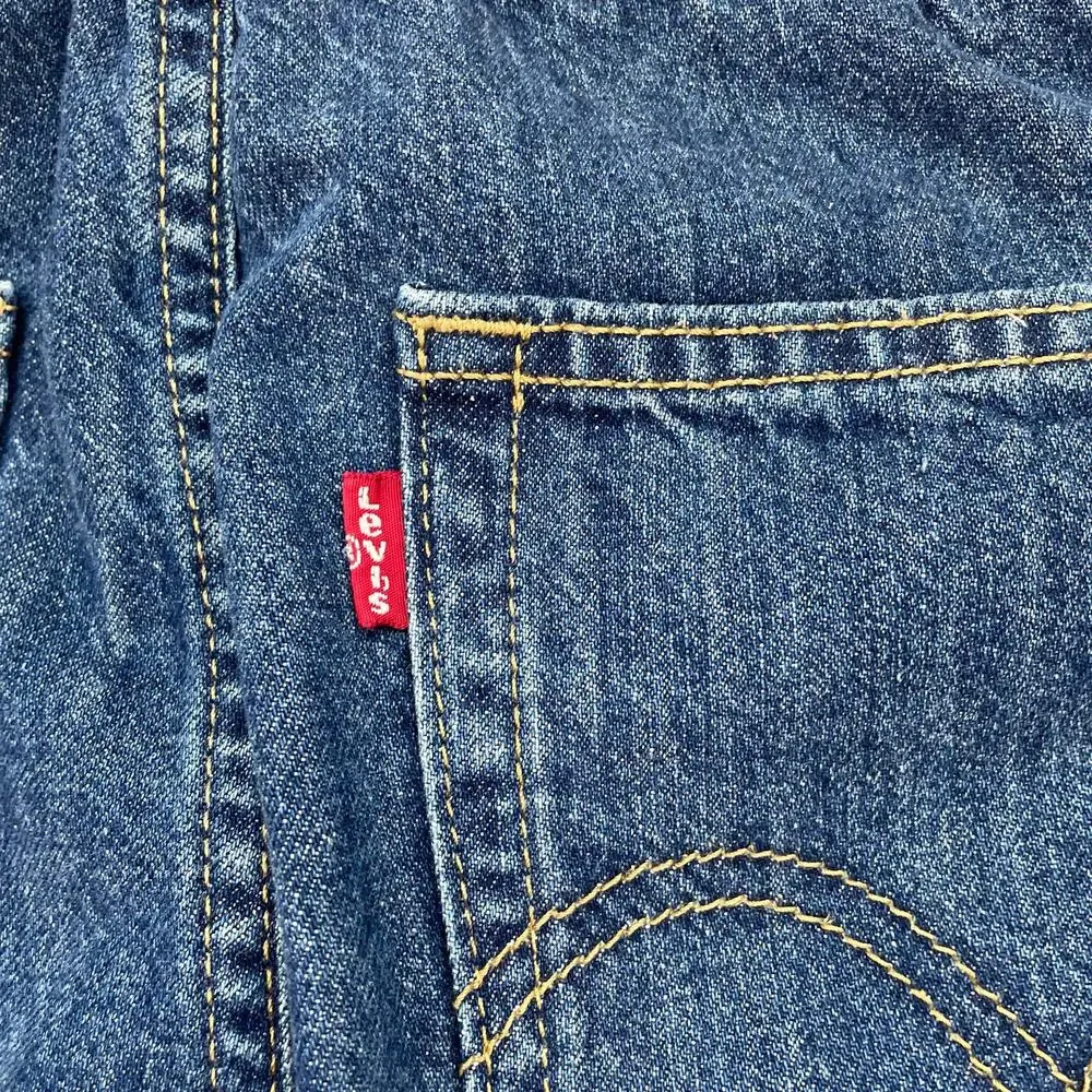 Levi's High Loose Taper Jeans Women's 27 Paperbag High Rise 100% Cotton Blue